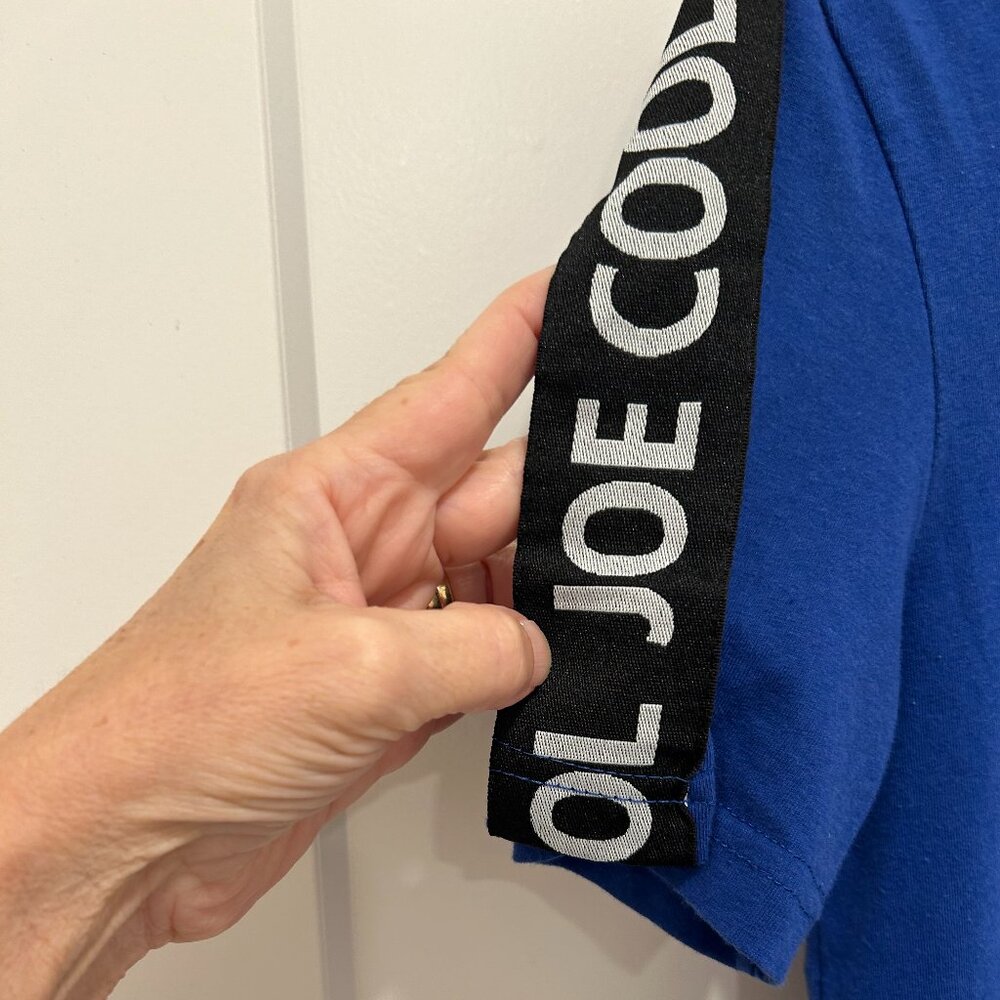 PEANUTS Joe Cool spellout Snoopy blue t-shirt (XS) - Picture 3 of 6